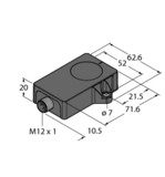 TURCK方形用于檢測(cè)碳材料的防水傳感器BI20C-QR20-VP6X2-H1141